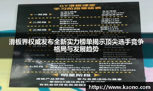 滑板界权威发布全新实力榜单揭示顶尖选手竞争格局与发展趋势